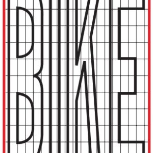 BIKE pavement marking stencil