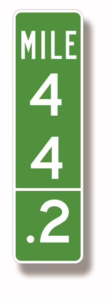 D10-2a Intermediate Reference Location 2-Digit | Traffic Sign | Zumar Industries
