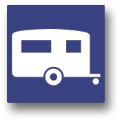 Trailer camping sign