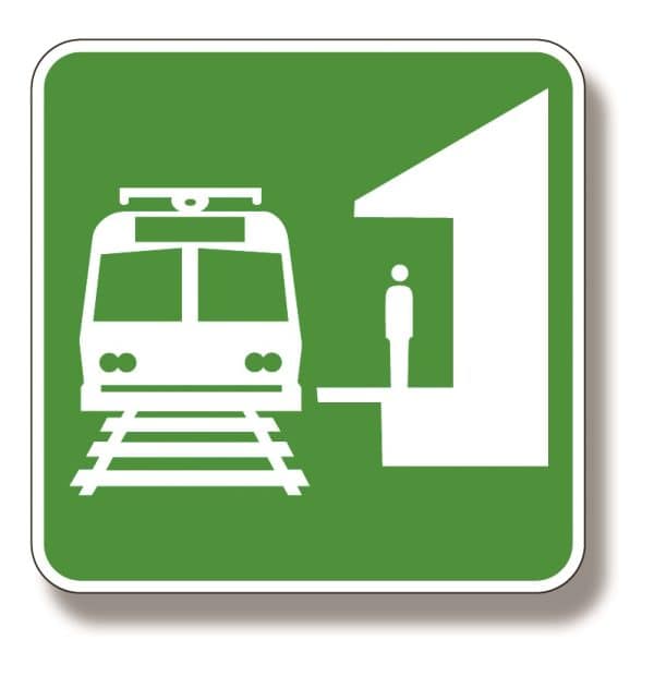 Light rail transit station sign | Guide Signs | Zumar