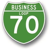 Off-interstate route sign (3 digits)