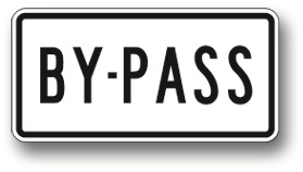 By-pass sign
