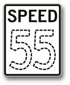 Speed sign