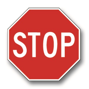 Stop sign