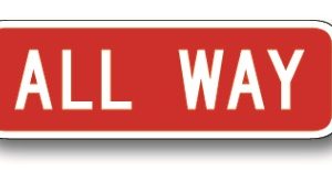 All way sign