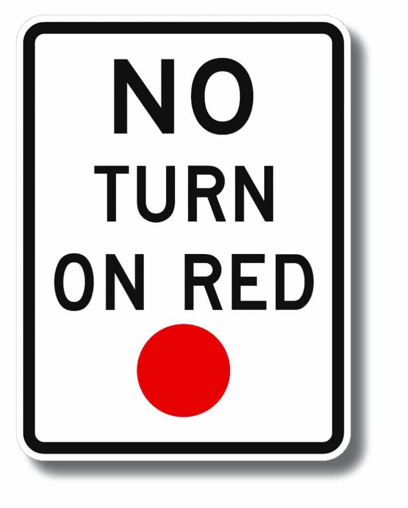 R10-11 No Turn On Red | Traffic Sign | Zumar Industries