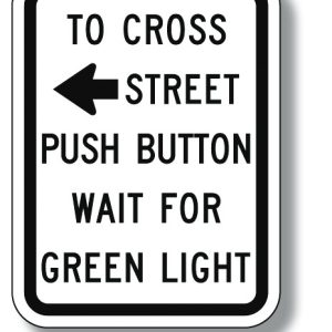 Pedestrian sign