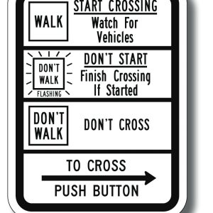pedestrian sign