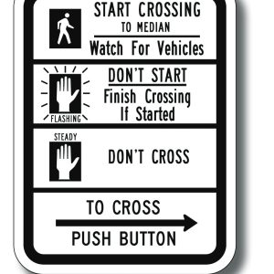 pedestrian sign
