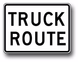 R14-1 Truck Route | Traffic Sign | Zumar Industries