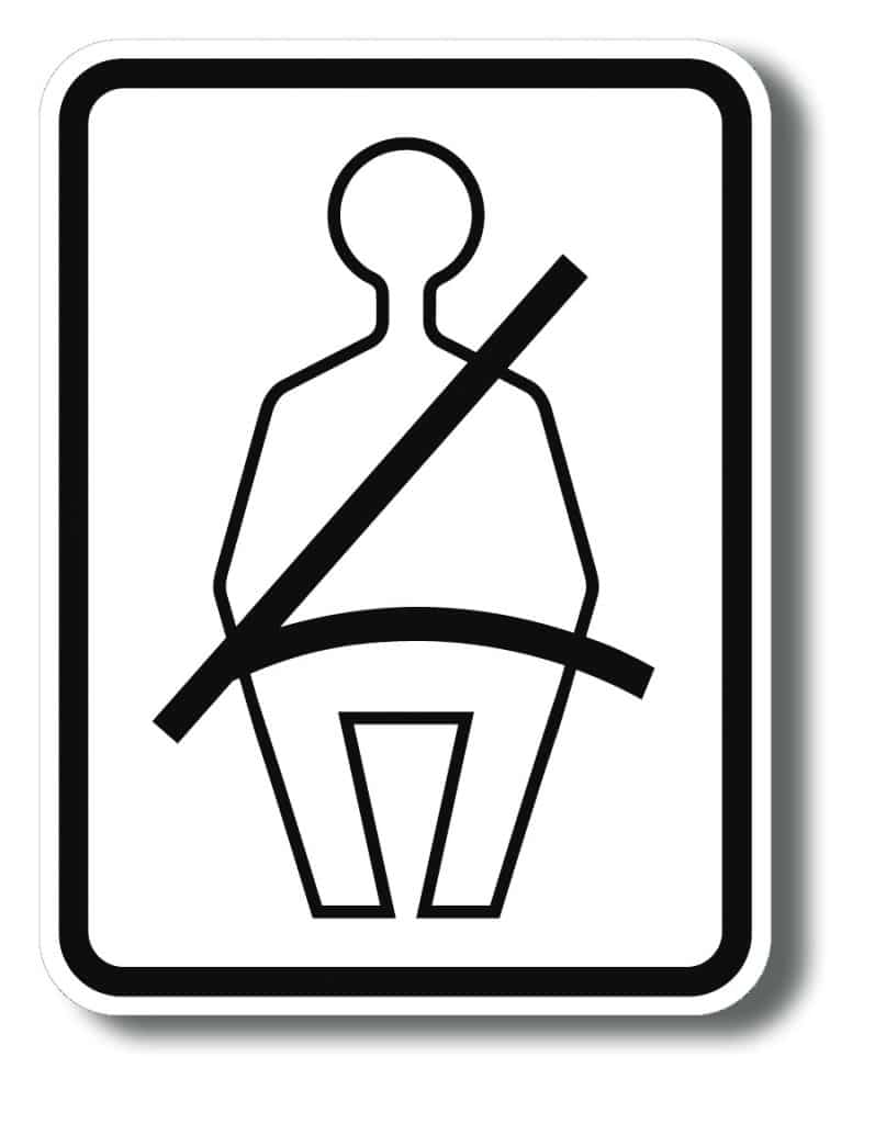 R16-1 Seatbelt | Traffic Sign | Zumar Industries
