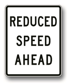 Reduced speed ahead
