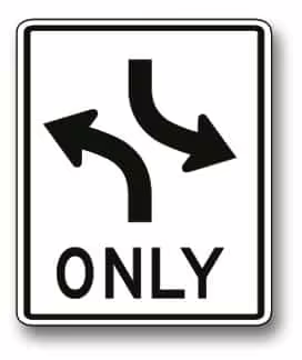 R3-9A Directional Arrows | Traffic Sign | Zumar Industries