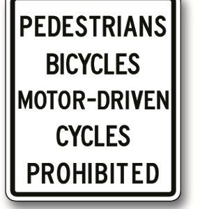 Prohibited sign