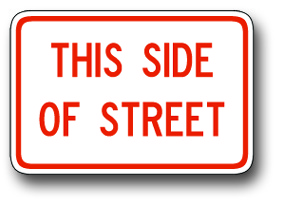 This side of street sign