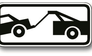 Tow symbol sign