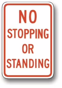 R7-401 No Stopping Or Standing | Traffic Sign | Zumar Industries