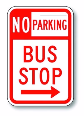 R7-7 Variant No Parking Bus Stop | Traffic Sign | Zumar Industries
