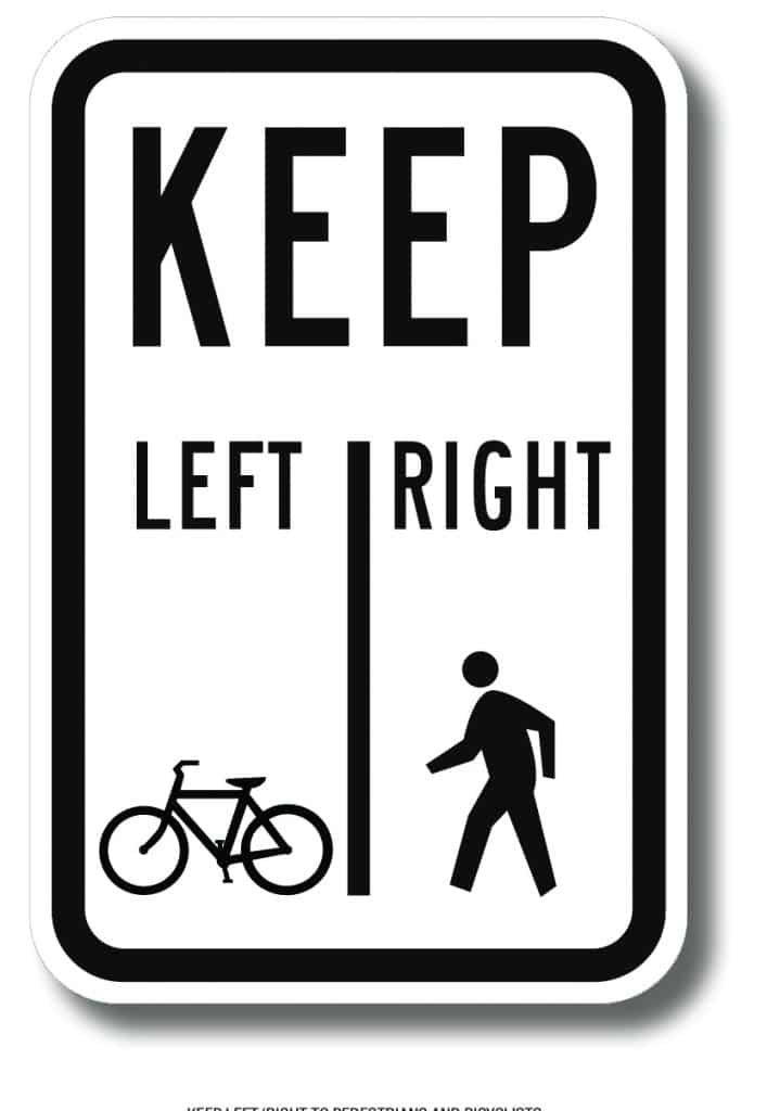 R9-7 Keep Left Or Right | Traffic Sign | Zumar Industries