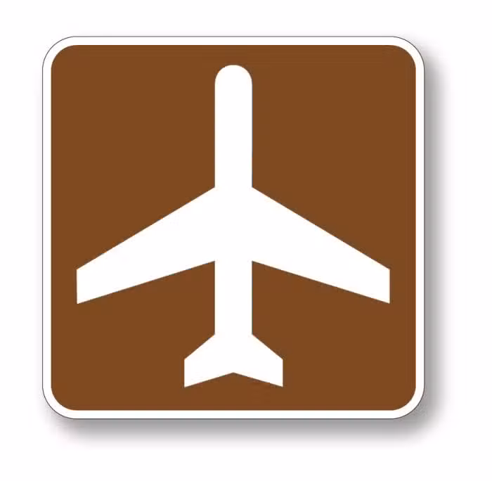 Airport sign