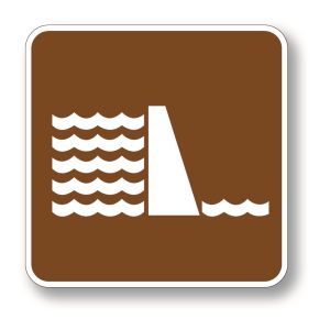 Dam sign