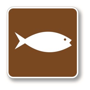 Fish hatchery sign