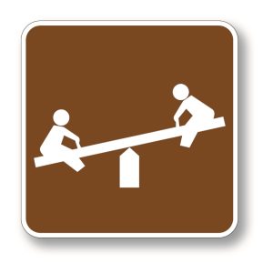 Playground sign