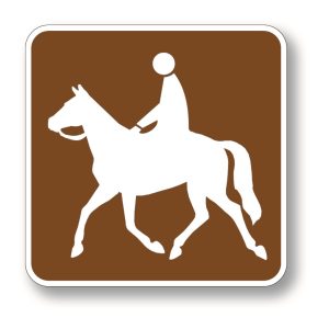 Trail (horse) sign