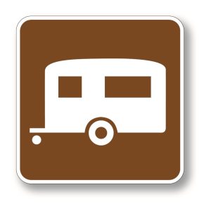 Camping (trailer) sign