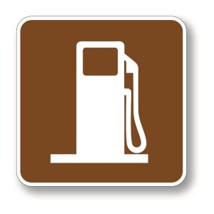 Gas sign