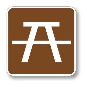 Picnic area sign