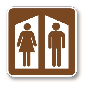 Restroom sign