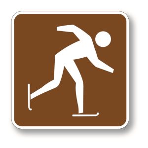 Skating (ice) sign