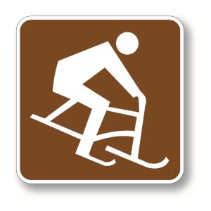Skiing (bobbing) sign