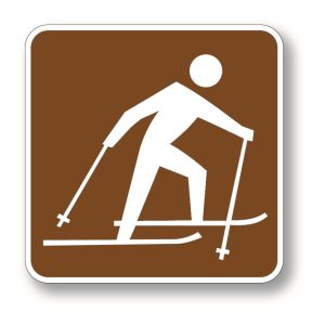 Ski (cross country) sign