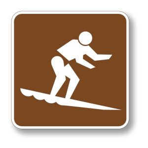 Surfing sign