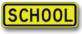 School sign