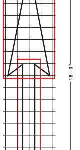 Type I, 18-inch straight arrow
