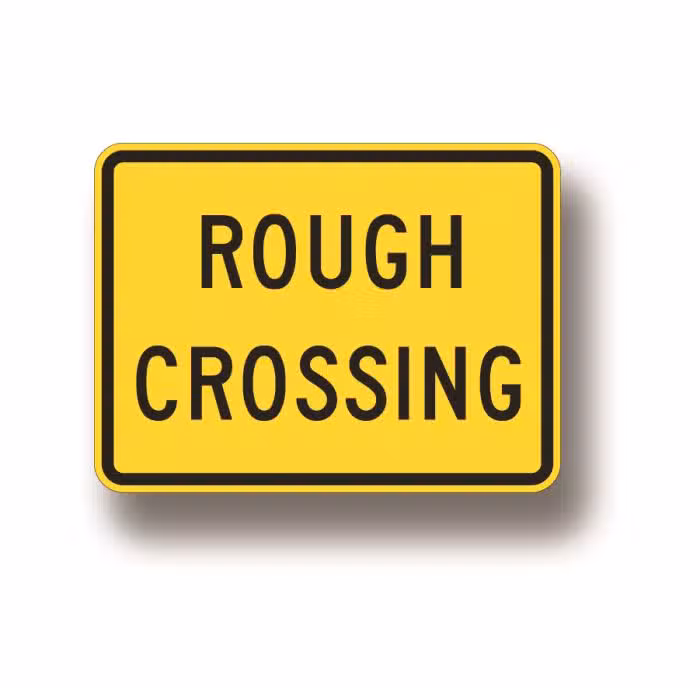 Widget Sign For Rough Rough crossing sign | Warning Signs | Zumar