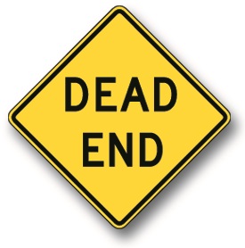 Dead end sign