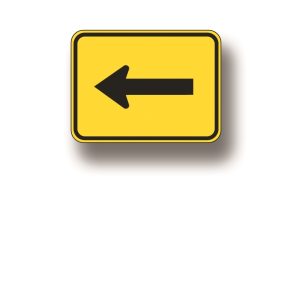 Supplemental arrow sign