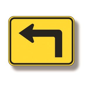 Supplemental arrow sign