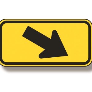 Supplemental arrow sign