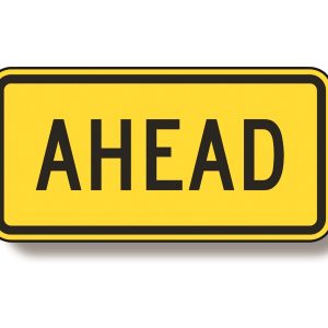 Ahead sign