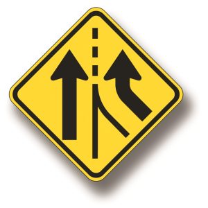 Added lane sign (left or right)