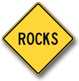 Rocks sign