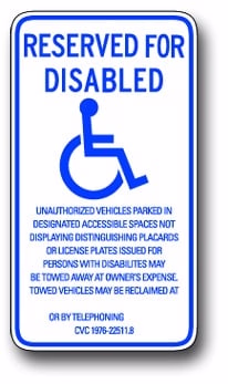 Z-26 Reserved Parking | Zumar Industries