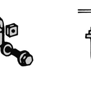 Single clamp-on U-bracket