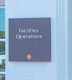 Custom Facilities Sign