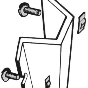 Guide plate mounting hardware